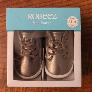 Robeez Mini Shoes Toddler 18-24 Months Quinn Copper